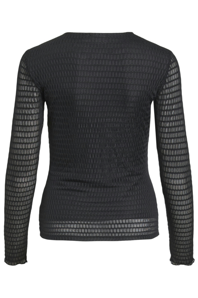 VILARINE O-NECK L/S TOP - NOOS 14107484 Black Beauty